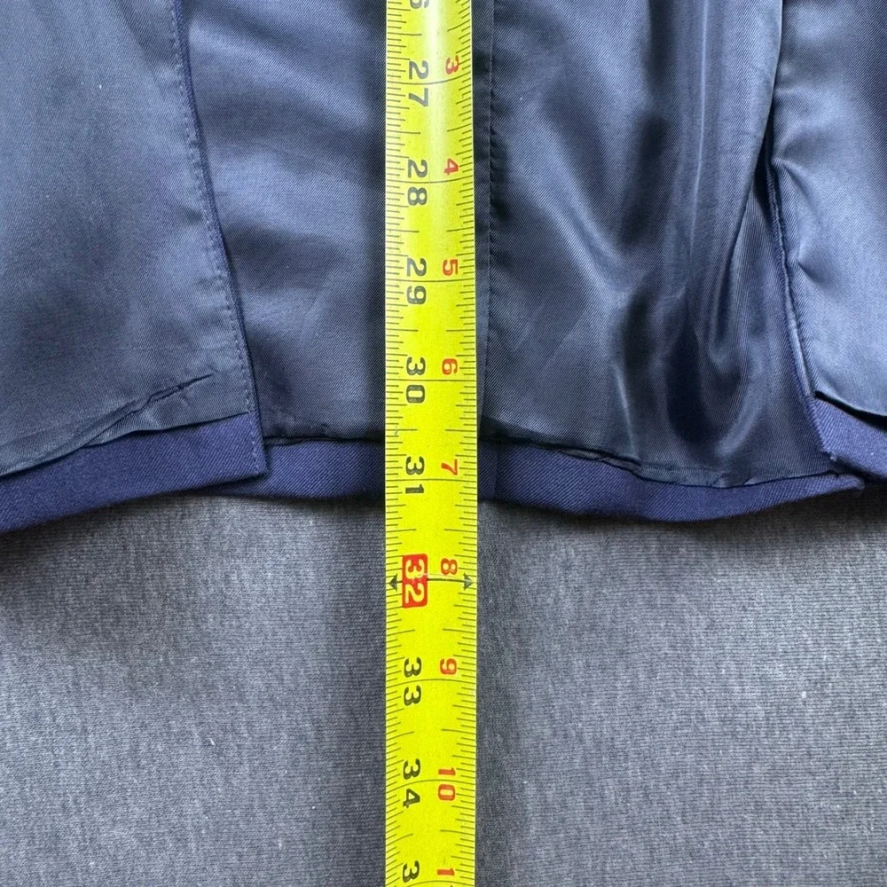 Jos A Bank Navy Blue 100% Wool  Two Piece Suit Men Blazer Pants Formal Business